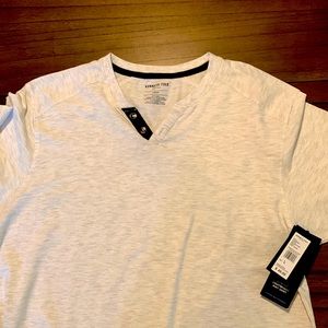 Kenneth Cole Large Heather Grey Tee-Shirt